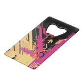 技術的なハーフトーンの背景7 クレジットカード栓抜き (裏面アングル)