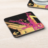 技術的なハーフトーンの背景7 コースター (左側)