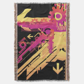 技術的なハーフトーンの背景7 スローブランケット (正面縦)