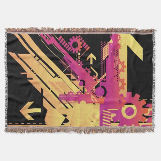 技術的なハーフトーンの背景7 スローブランケット (正面)