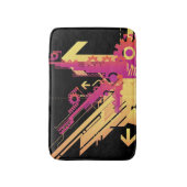 技術的なハーフトーンの背景7 バスマット (正面縦)