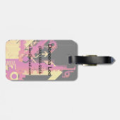 技術的なハーフトーンの背景7 ラゲッジタグ (裏面横)