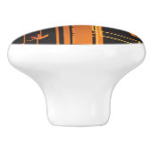 技術的なハーフトーンの背景 セラミックノブ (側面)