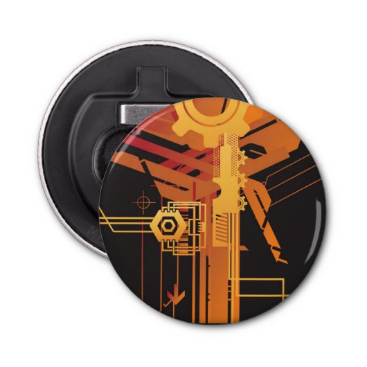 技術的なハーフトーンの背景 栓抜き (正面)