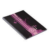 技術的なハーフトーンパターン ノートブック (右側)