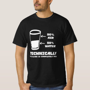 技術的にはガラスは完全にフルおもしろいだ Tシャツ