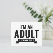 技術的には大人です ポストカード (スタンド正面)