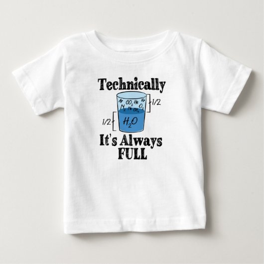 技術的には常に完全な科学おもしろいだ ベビーTシャツ (正面)