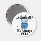 技術的には常に完全な科学おもしろいだ マグネット (正面/裏面)