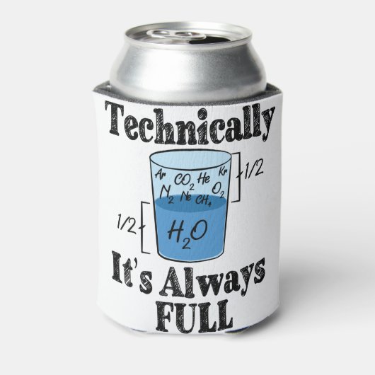 技術的には常に完全な科学おもしろいだ 缶クーラー (缶裏面)