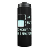 技術的には、ガラスは常に満杯です タンブラー (正面)