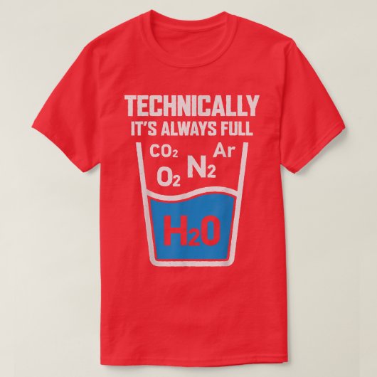 技術的には、常に完全な科学の化学Sarである Tシャツ (デザイン正面)