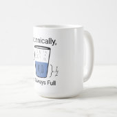 技術的には、常に満杯だ コーヒーマグカップ (正面右)