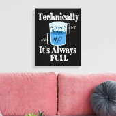 技術的にはAlwayフルサイエンスおもしろいだ キャンバスプリント (インサイチュ (リビング))