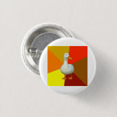 技術的に損なわれたアヒルのアドバイス動物のミーム 缶バッジ (正面&裏面)