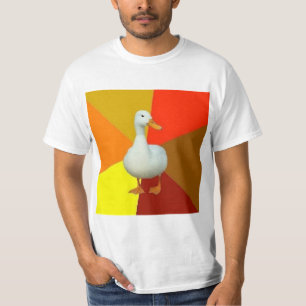 技術的に損なわれたアヒルのアドバイス動物のミーム Tシャツ
