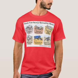 技術石器化石 Tシャツ