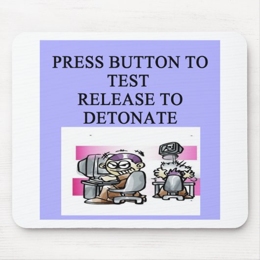 技術研究の冗談 マウスパッド (正面)