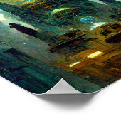 技術祭壇3SFアートポスター ポスター (角)