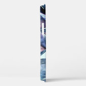 技術系の三角の結晶の背景。 Case-Mate iPhoneケース (裏面 / 右)