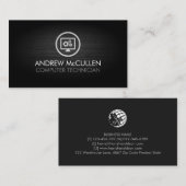 技術者によるコンピュータの修復 名刺 (正面/裏面)