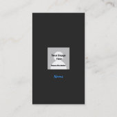 技術者の名刺 名刺 (裏面)