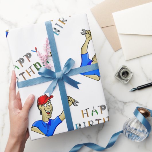 技術者の誕生日 ラッピングペーパー (ギフト)