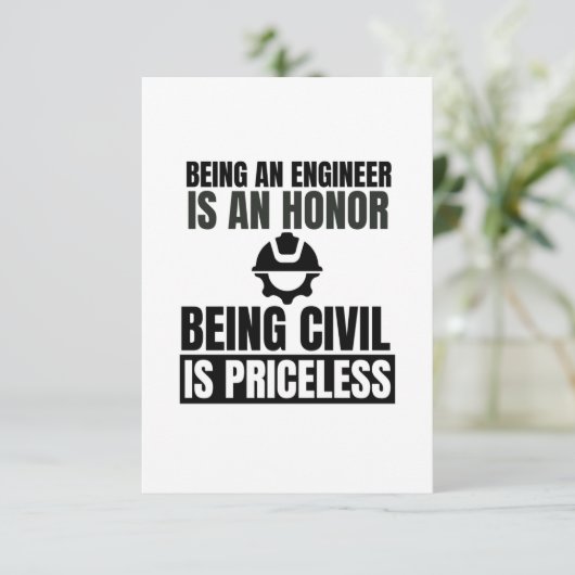 技術者は、市民としての名誉は価値である サンキューカード (スタンド正面)