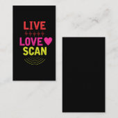 技術者医療ナースの超音波 名刺 (正面/裏面)