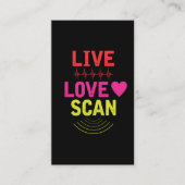 技術者医療ナースの超音波 名刺 (正面)