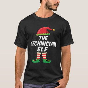 技術者小妖精や小人ファミリーおもしろいマッチングChristmas Cos Tシャツ