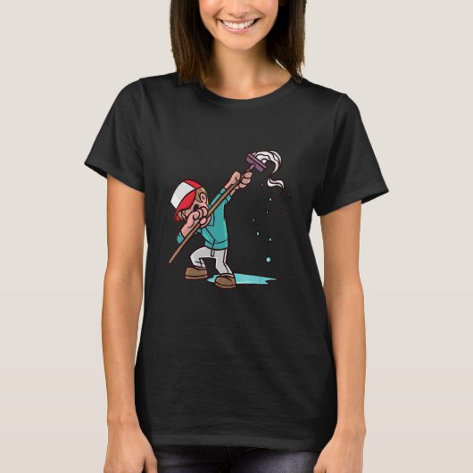 技術者技術者便利師グラフィック設備管理者 Tシャツ (正面)