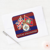 技術者王室の員 スクエアシール (封筒)