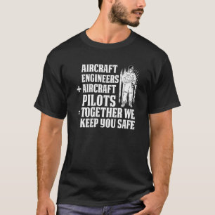 技術者航空機整備士2 Tシャツ