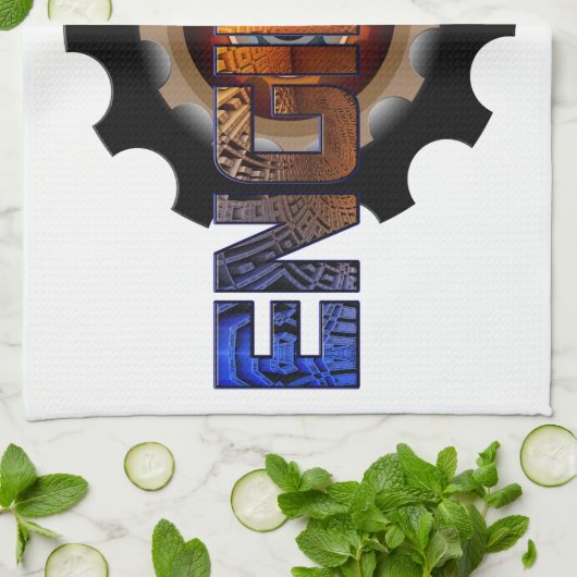 技術者 キッチンタオル (折り畳み)