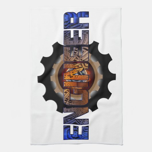 技術者 キッチンタオル (縦)