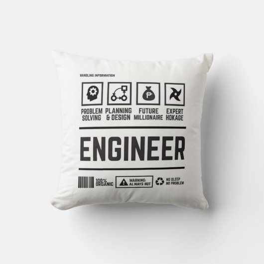 技術者 クッション (正面)