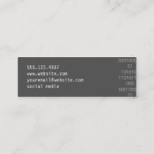 技術者 | コンピューターマウス スキニー名刺 (裏面)