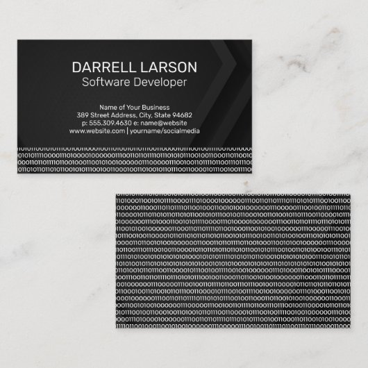 技術者 | コーディング・プログラマ 名刺 (正面/裏面)