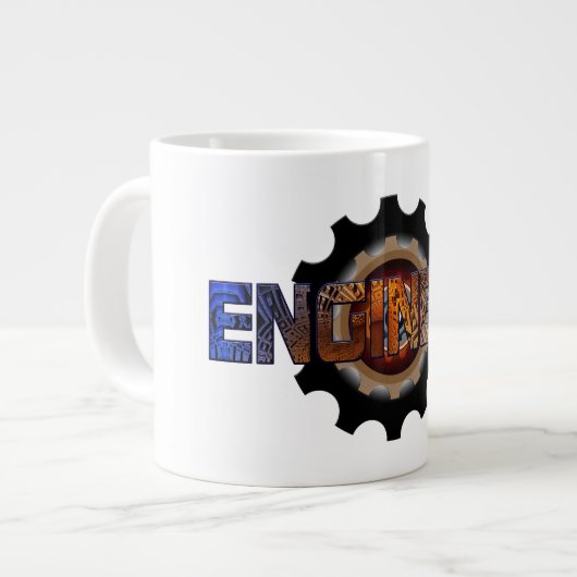 技術者 ジャンボコーヒーマグカップ (正面左)