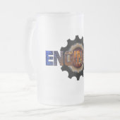 技術者 フロストグラスビールジョッキ (正面左)