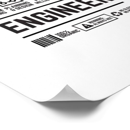 技術者 ポスター (角)