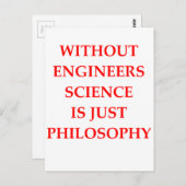 技術者 ポストカード (正面/裏面)