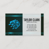 技術者 | マイクロチップ 名刺 (正面)