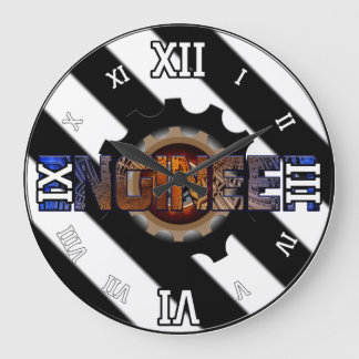 技術者 ラージ壁時計