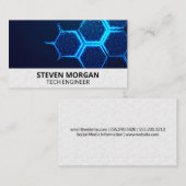 技術者 | 分子の背景 名刺 (正面/裏面)