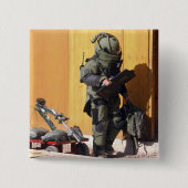 技術者 缶バッジ (正面)