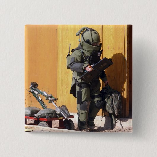 技術者 缶バッジ (正面)