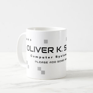 技術職モダン コーヒーマグカップ