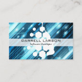 技術背景 |マインドジオメトリックロゴ 名刺 (正面)